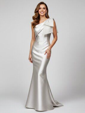 Gia Franco silver gray dress, size 6